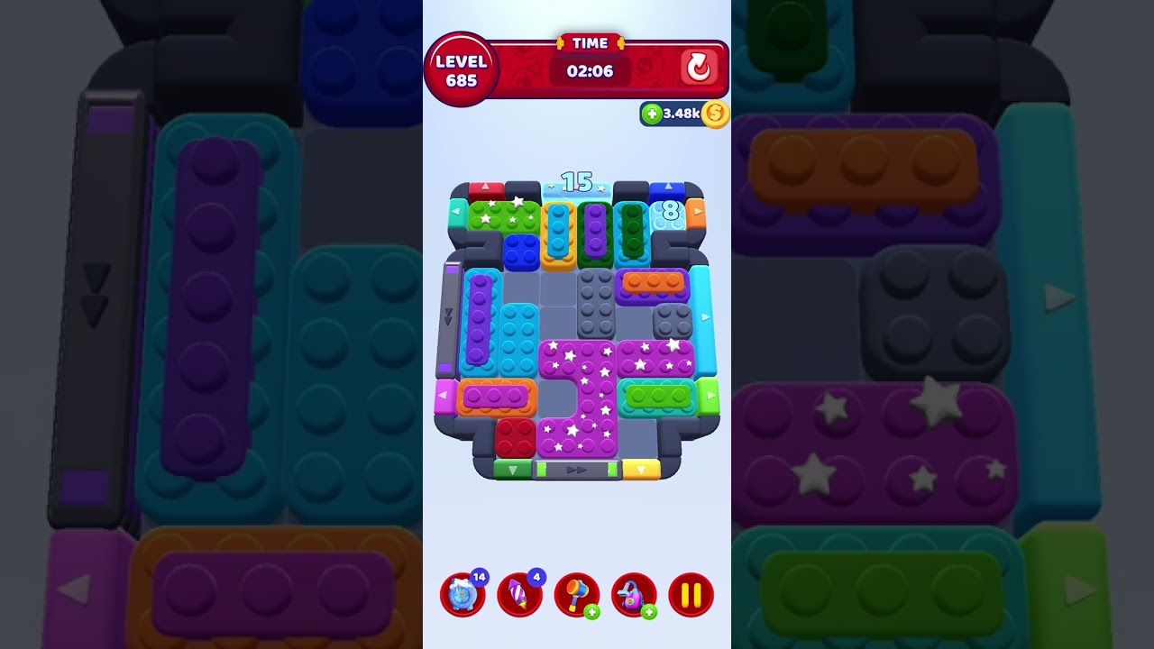 Game Solution Color Block 685,