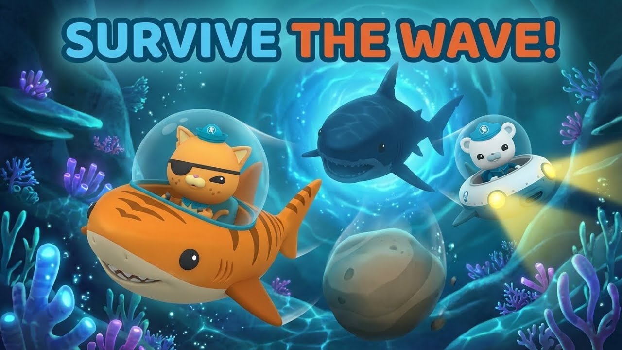Tsunami Warning! 🌊 Giant Megalodon Deep Sea Survival & Rescue Mission! | Octonauts Full Episode