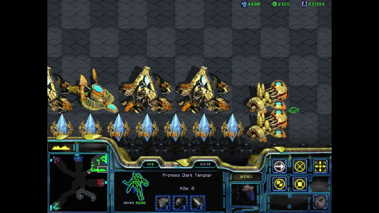 [StarCraft星海爭霸] FastMap 1p vs 7p- 18mins，快速無限礦，18分鐘完成1神打7神。