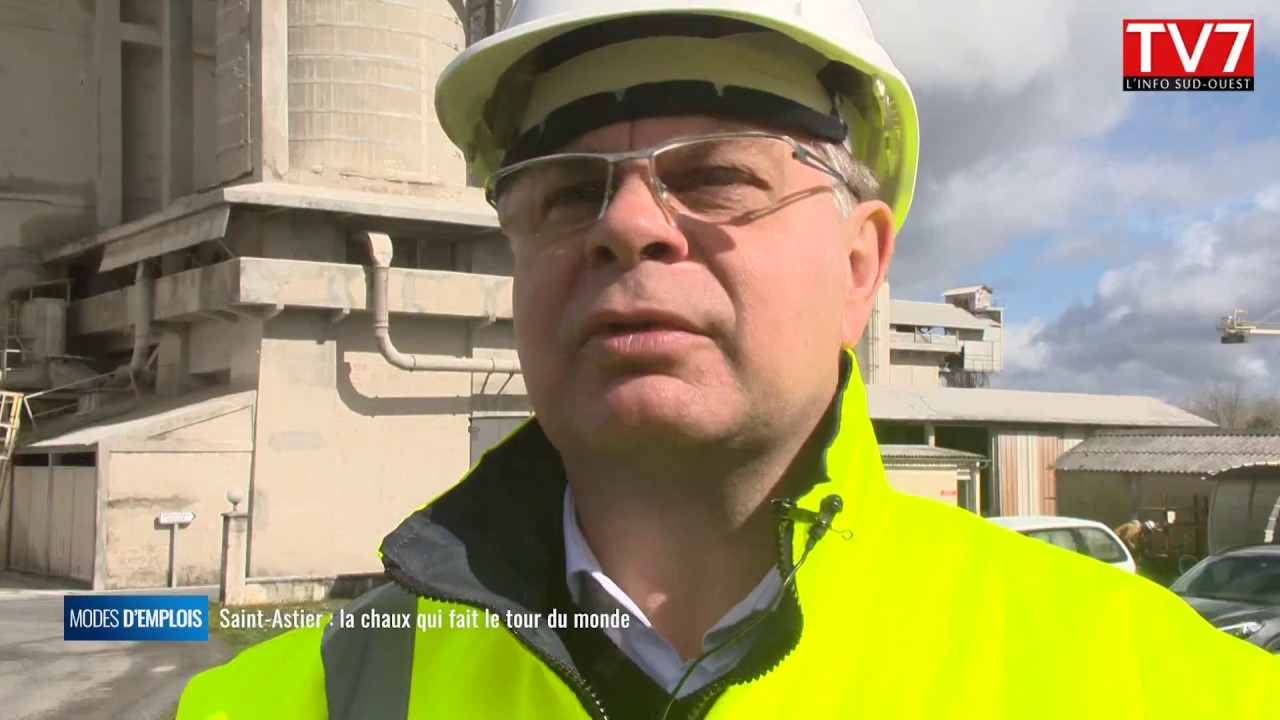 Saint Astier  la chaux qui fait le tour du monde