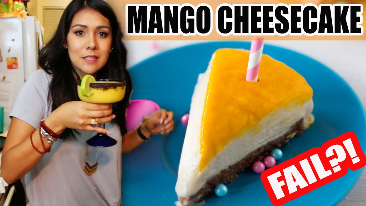 NO BAKE MANGO CHEESECAKE (FAIL?!) - #TastyTuesday