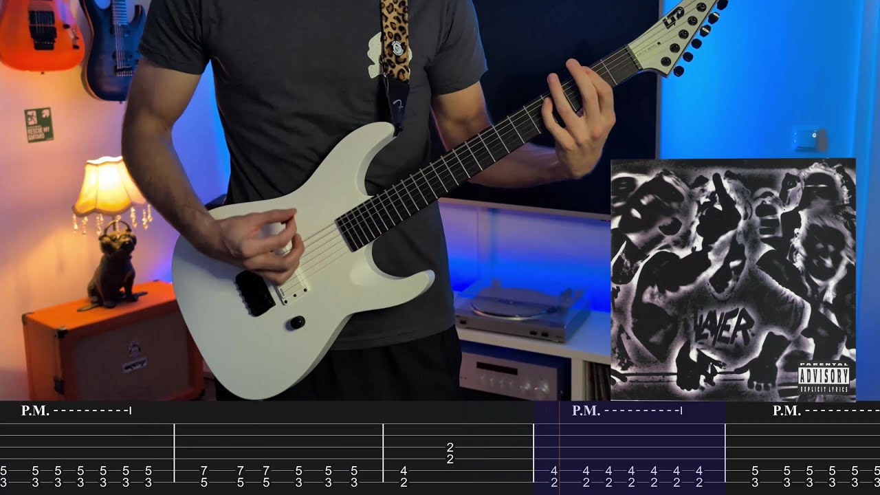 Slayer - I Hate You (Guitar Cover + Screentabs)