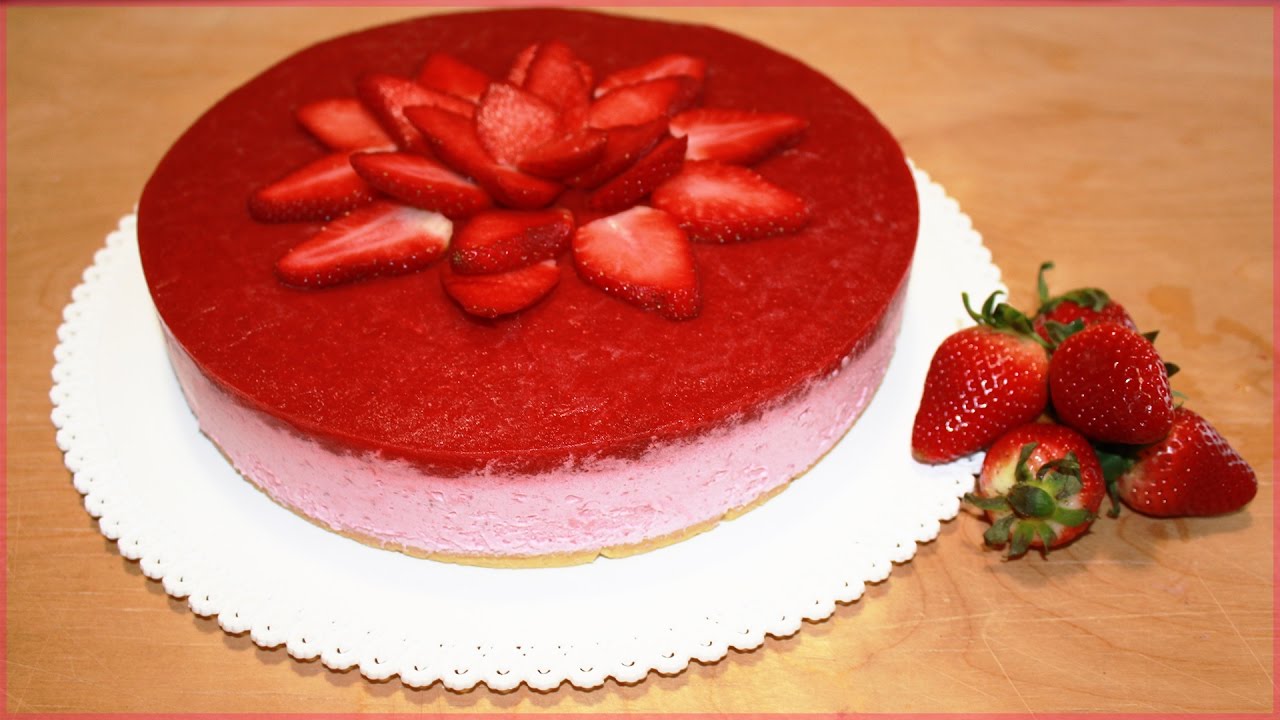 Strawberry Mousse Cake