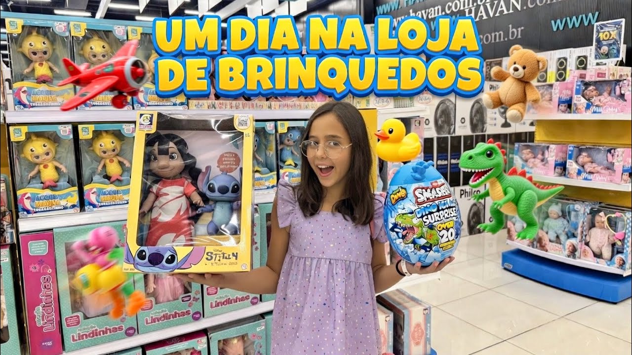 UM DIA NA LOJA DE BRINQUEDOS! 