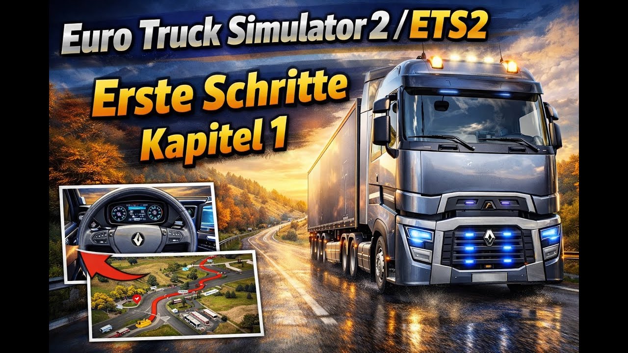 Euro Truck Simualtor 2/ ETS2 Erste Schritt, Kapitel 1