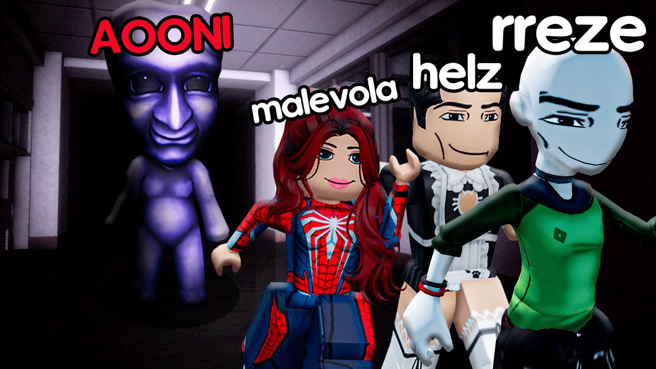 3 bocó fugindo do AOONI no roblox