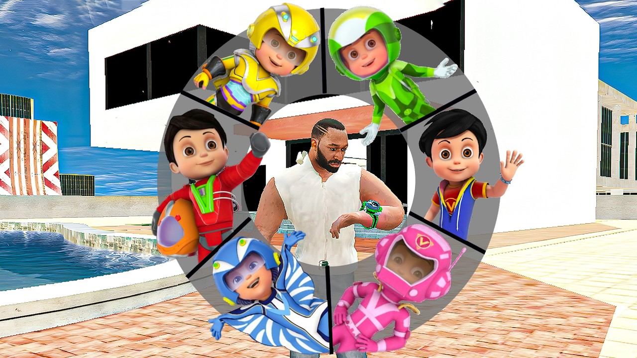 Franklin Playing As EVERY VIR SUPERHERO in INDIAN BIKE DRIVING 3D