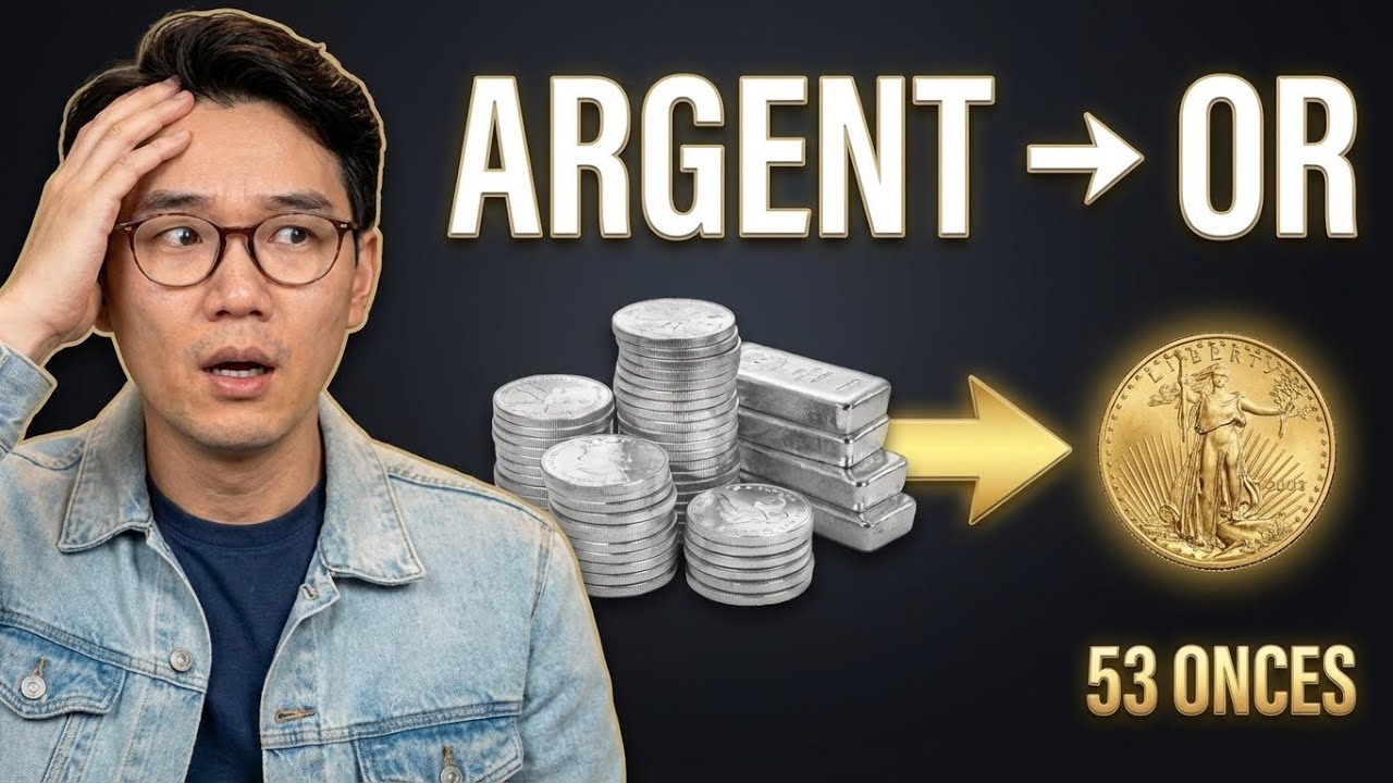 J'ai finalement échangé l'argent contre de l'or