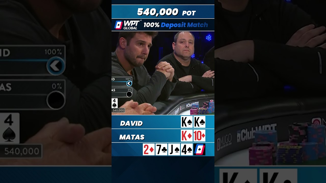 Thrilling Action Hand! Pocket Kings vs. King Ten for 720,000 Pot!