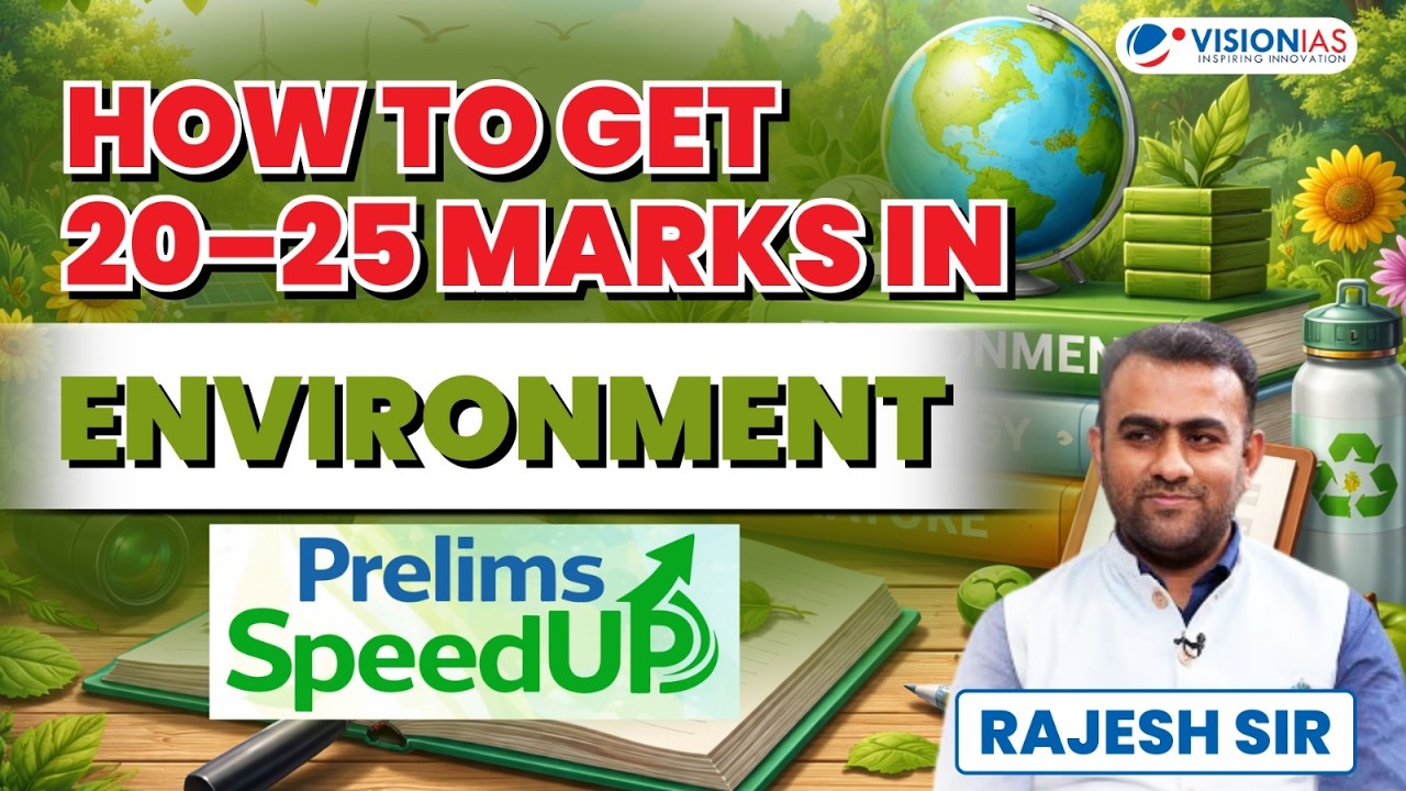 Environment for Prelims 2026: What to Study, What to Skip & PYQ-Based Approach | Prelims SpeedUP