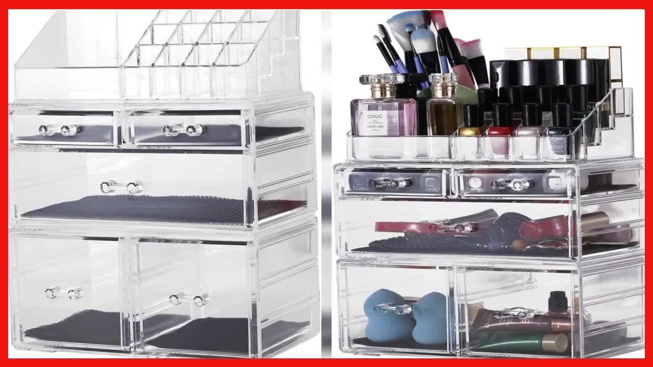 5-Drawer Acrylic Makeup Organizer: Stylish, Durable, and Easy to Clean
