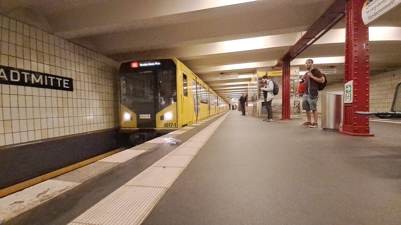 Berlin U-BAHN RIDE, from Stadtmitte to Zoologischer Garten, 1X Elevator (Germany)
