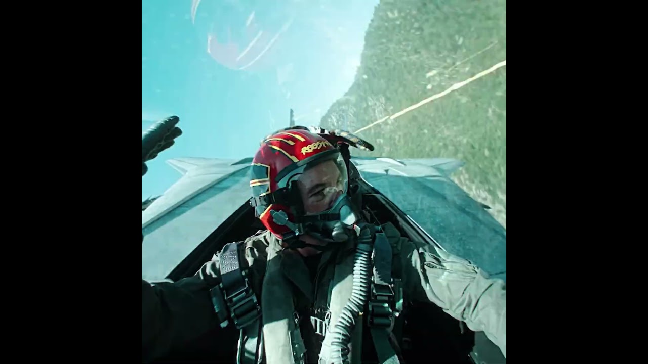 Tom Cruise used a retired aircraft to shoot down two of the most advanced fighter jets!#movie #edit