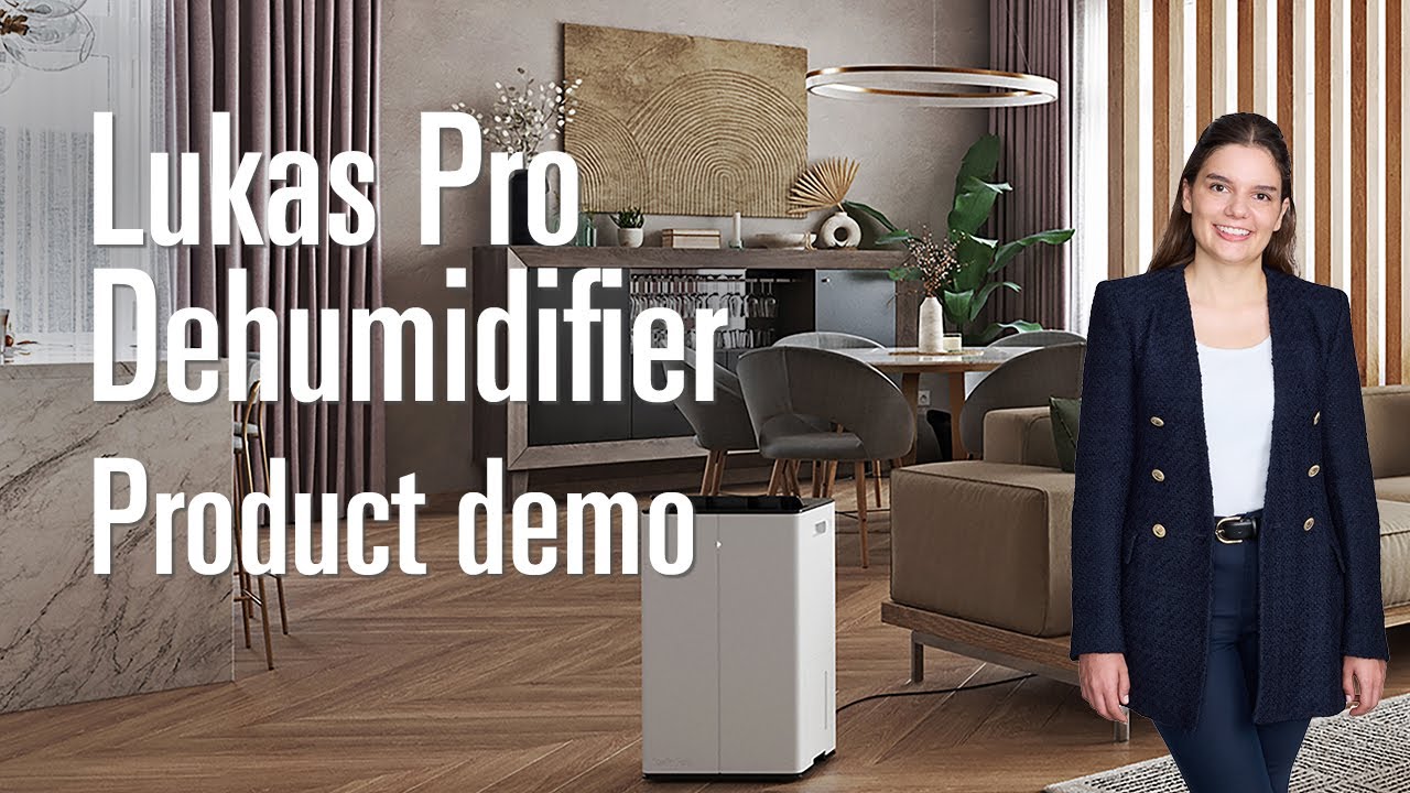 Product demo dehumidifier Lukas Pro von Stadler Form
