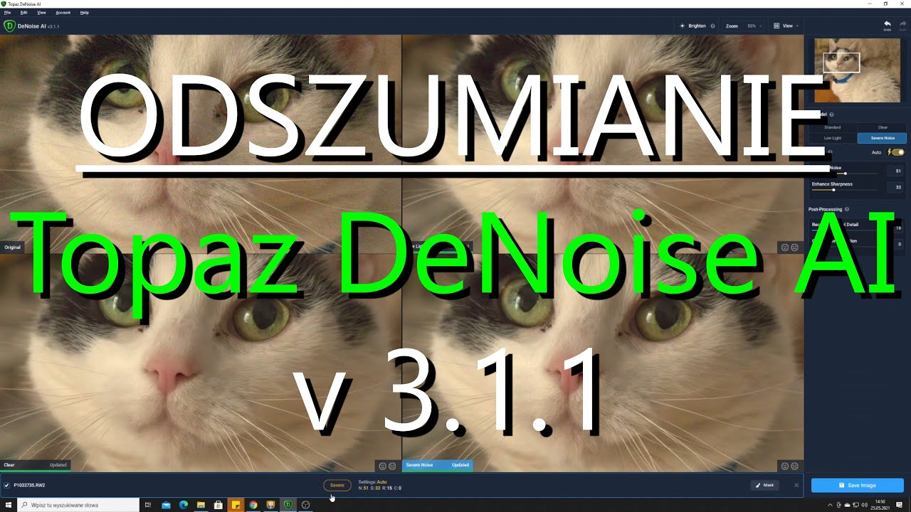 Topaz DeNoise AI v 3.1.1 - program do odszumiania zdjęć. Om&oacute;wienie, recenzja i konkretne przykłady.