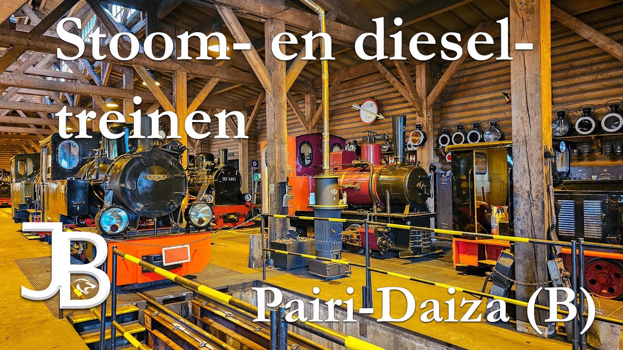 Pairi Daiza stoomtrein en trein collectie