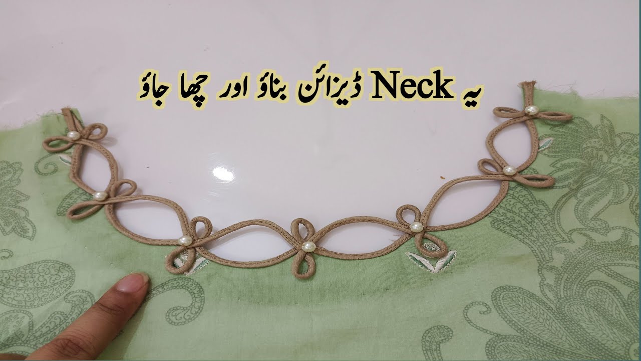 💥Stylish Neck design with dori cutting and stitching| Neck design