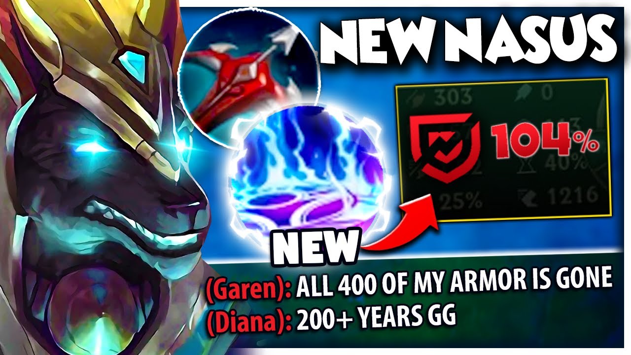 NEW Nasus COMPLETELY REMOVES anyone's ARMOR now...What was RIOT THINKING 😨