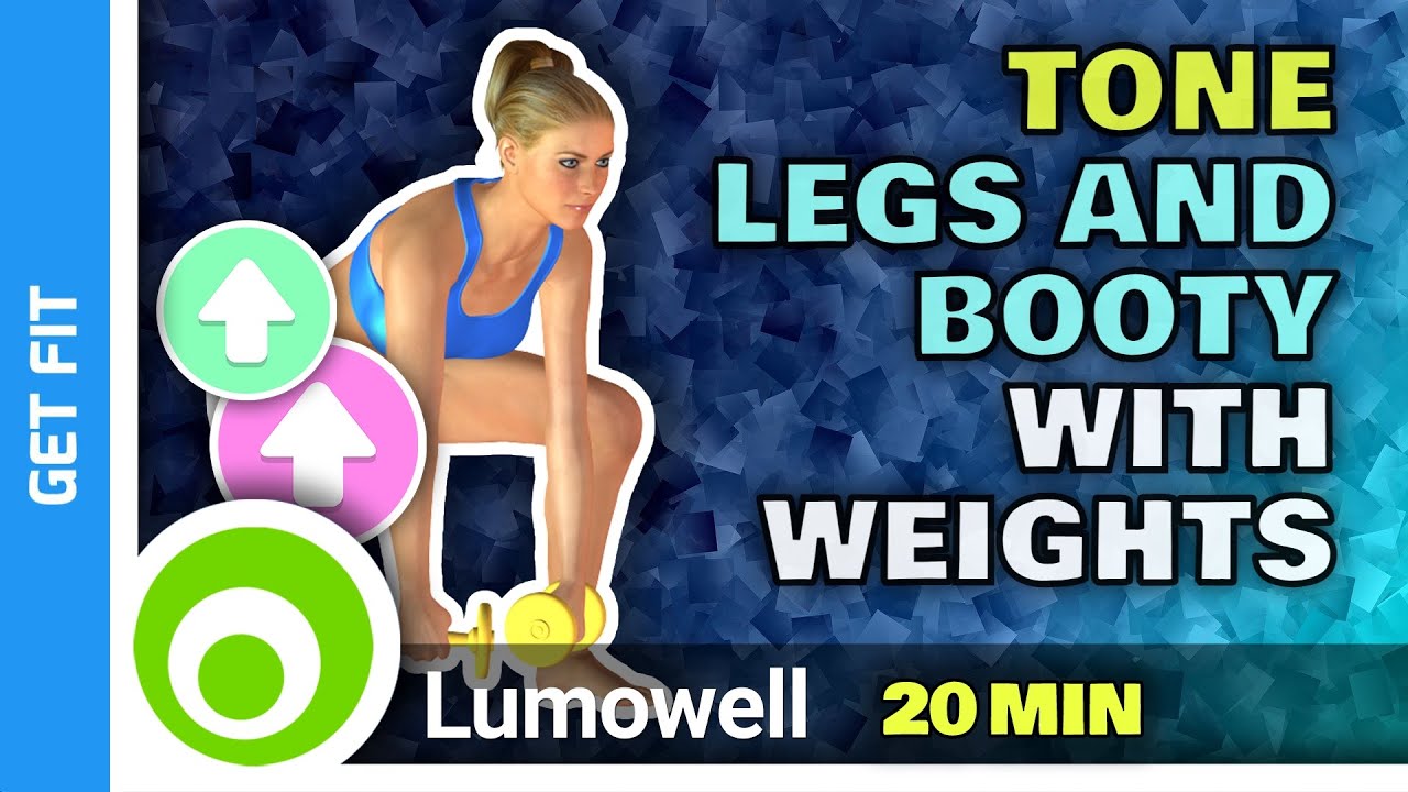 Toned Legs And Round Booty Workout - With Weights