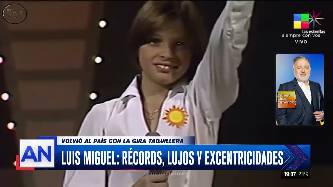 Luis Miguel: récord, lujos y excentricidades | Los detalles de la gira más taquillera