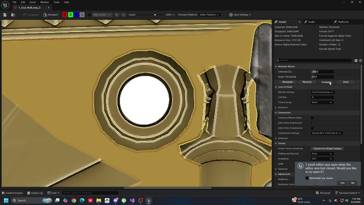 Texture Remaster Master | Xeur.Ai plugin for unreal engine