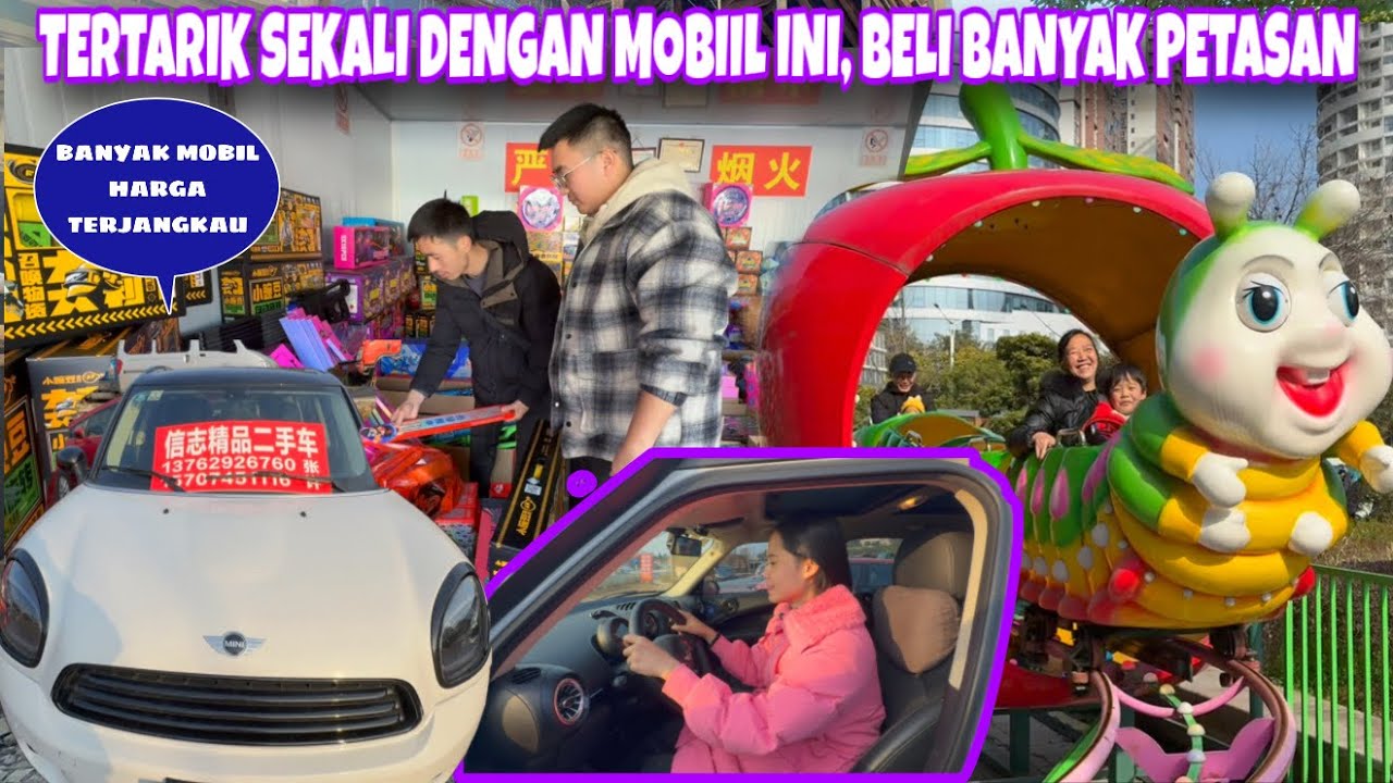 SEBELUM KEMBALI SINGGAH LIHAT MOBIL BEKAS CHINA SEKALIAN MEMBELI BANYAJ PETASAN UNTUK IMLEK NANTI 
