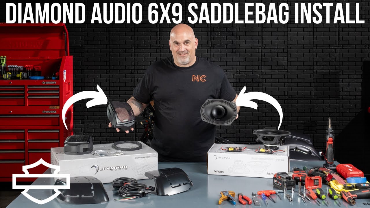 Diamond Audio Saddlebag Horn 6x9 Speaker Install | 2014+ Harley-Davidson Touring