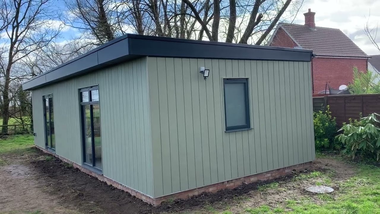 Granny Annexe, built utilising the Caravan Act, no planning permission needed, anyone can have one.