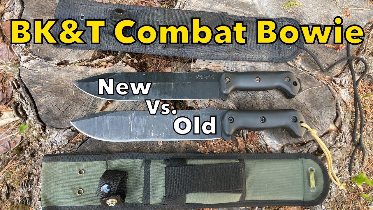 Becker Knife & Tool BK9, Old (Camillus) vs. New (Ka-Bar)