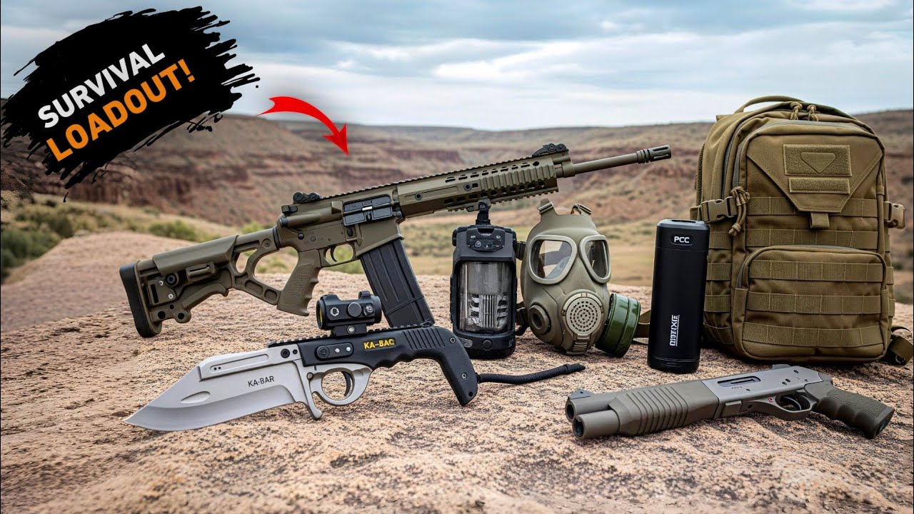 SHTF Survival Backpack Guns and Gear You'll Need When the Grid Fails!