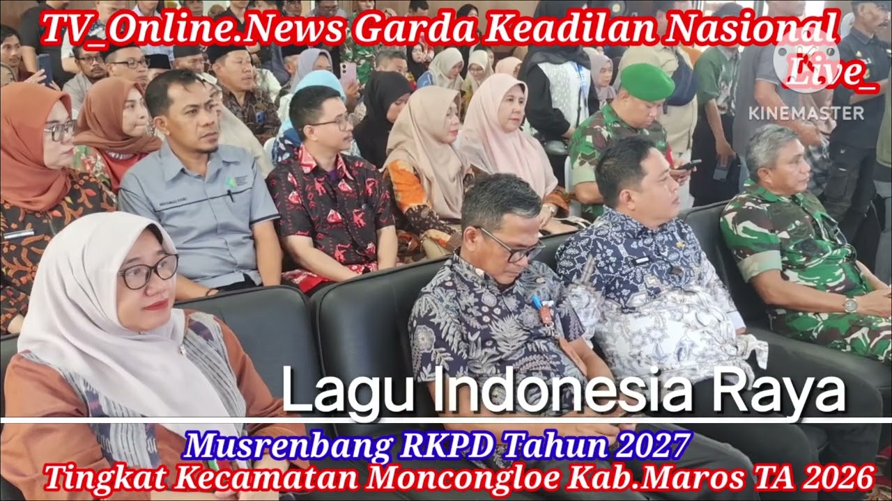 Musrenbang RKPD Tahun 2027 Tingkat Kecamatan Moncongloe Kab.Maros TA 2026