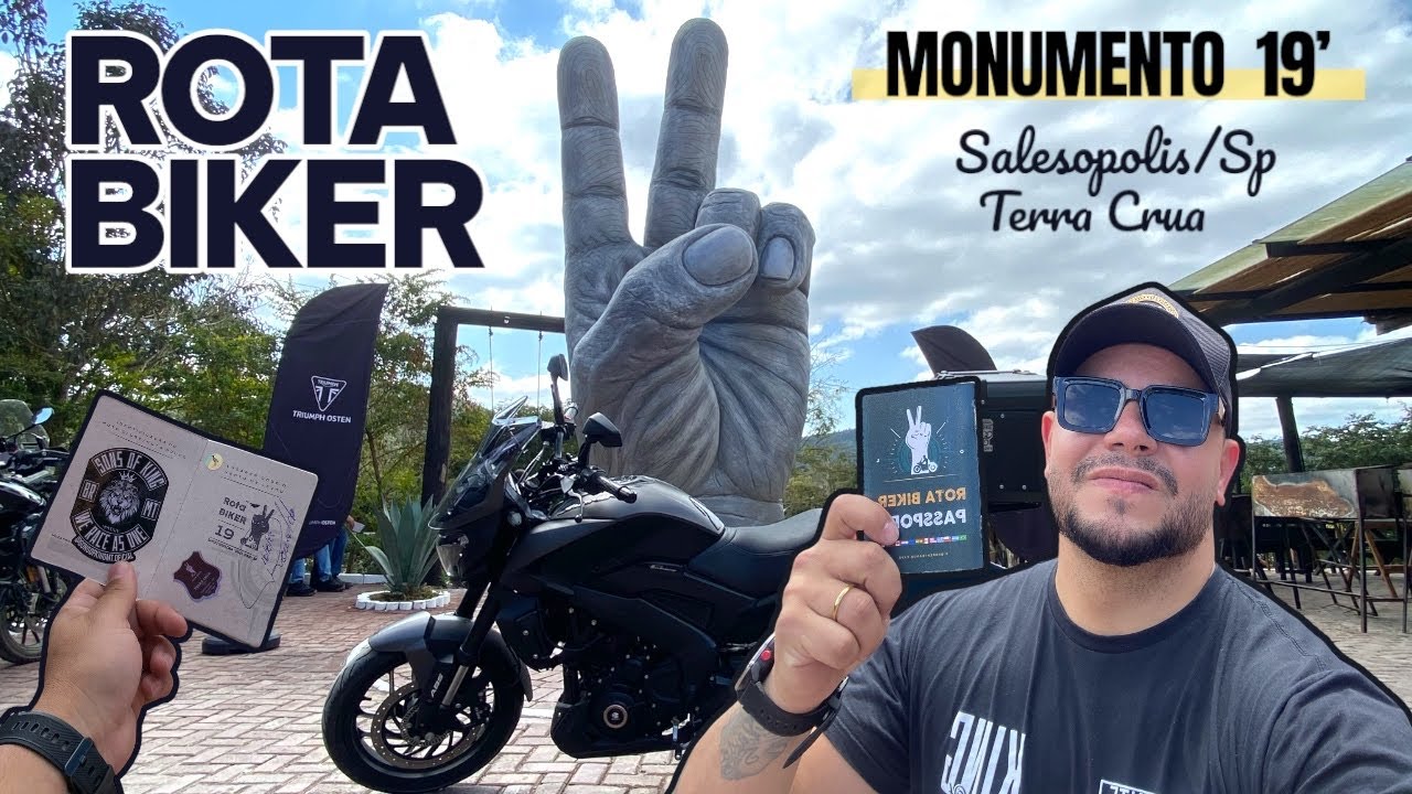 Comecei a Rota Biker, Primeiro Carimbo, Monumento 19