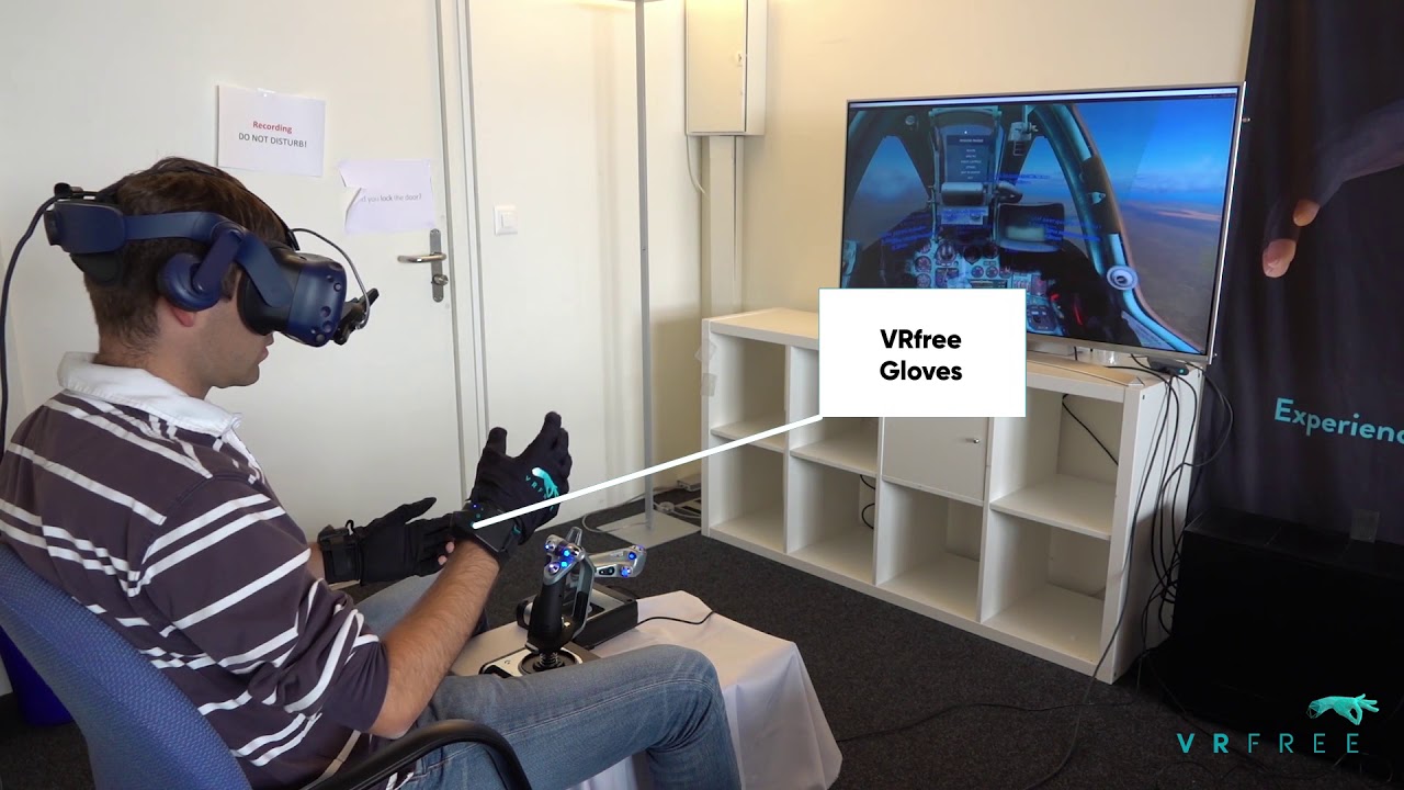 DCS with native support of VRfree&reg; gloves! - Fly like an eagle.
