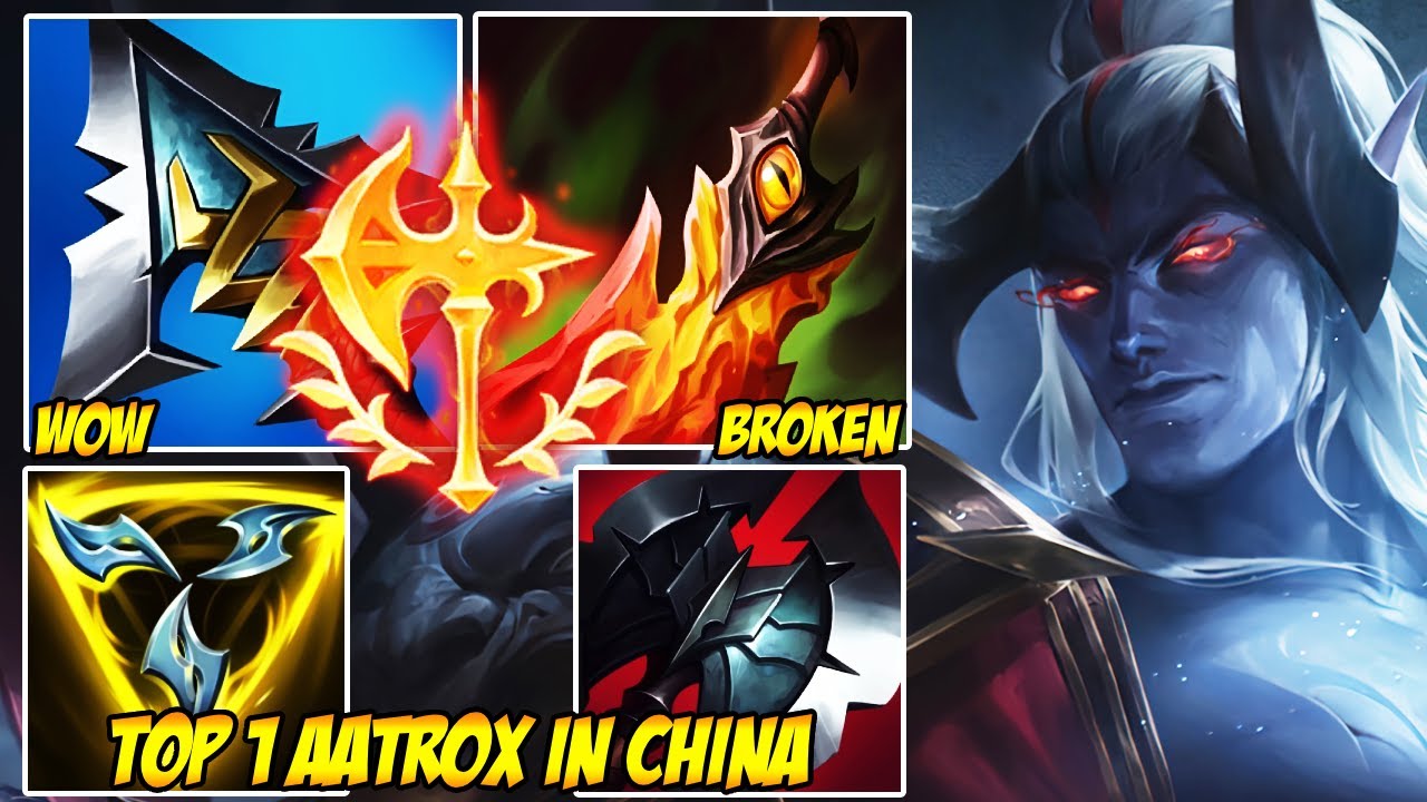 WILD RIFT CHINA TOP 1 AATROX - THIS AATROX GAMEPLAY DESERVED A WIN...