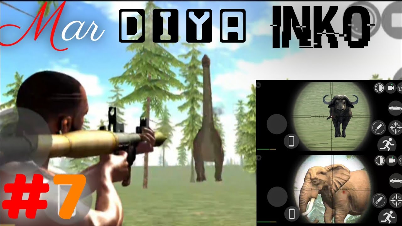 2 dinosaur 2 Elephant 2 Junglee buffalo mat diya 🫠