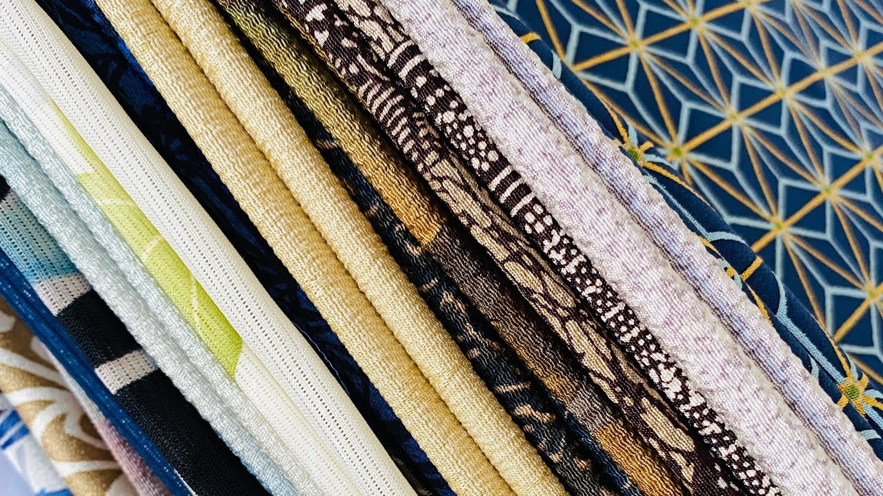 2 for 1 Vintage Traditional Japanese Silk Kimono Fabrics #silk