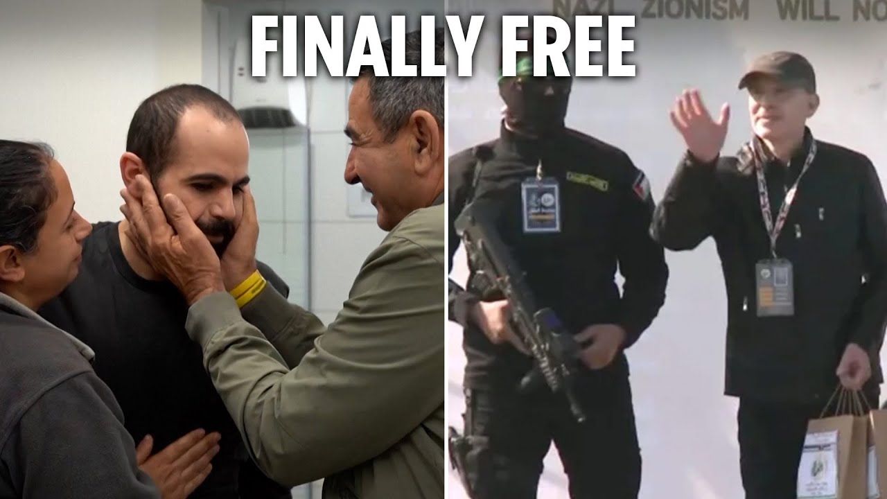 Gun-toting Hamas release more hostages including Yarden Bibas as fears grow for his sons, 2 & 5