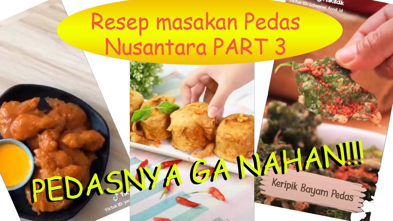 RESEP MASAKAN PEDAS YANG BIKIN NAGIH DARI TIK TOK VIRAL!! GAMPANG!! ENAK!! PART 3