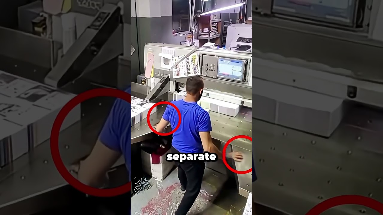 Why the paper cutter is safe