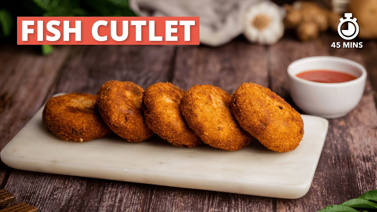 Fish Cutlet Recipe | How to make Fish Cutlet | Easy Cutlet | Snack Recipes | Cookd