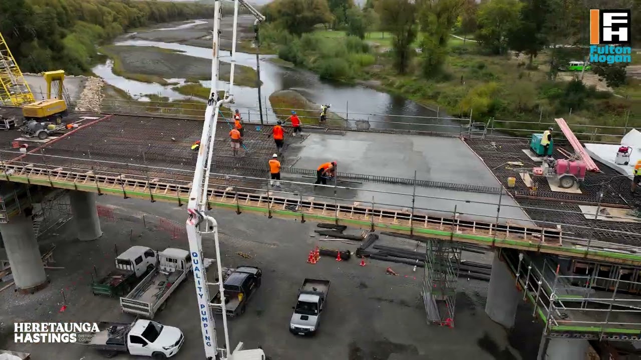 Puketapu Bridge Replacement - Construction Progress Update - 15 April 2025