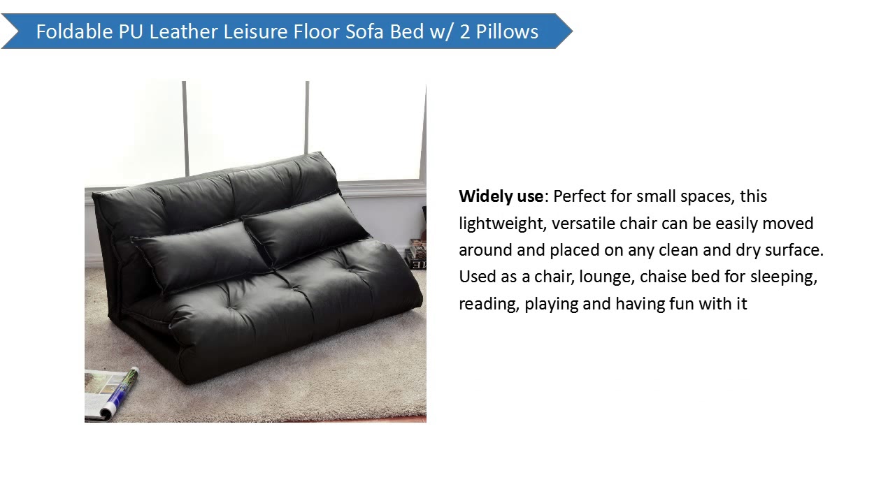 Tips Choose Foldable PU Leather Modern Leisure Floor Sofa Bed Video Gaming Sofa Reviews