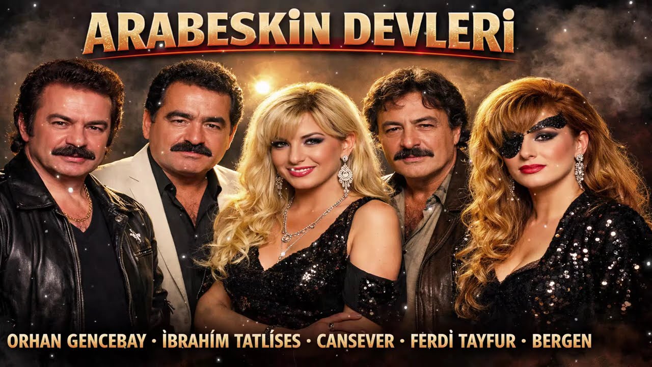ORHAN GENCEBAY  MÜSLÜM GÜRSES İBRAHİM TATLISES  FERDİ TAYFUR BERGEN FUL DAMAR ARABESK