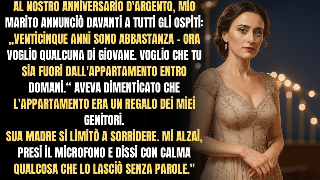 Mi lascia per un'amante al 25° anniversario, ma la vera sorpresa l'ho io.