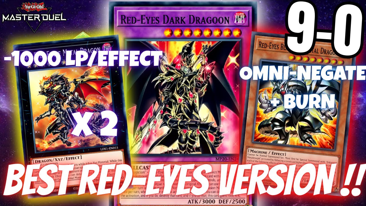 DRAGOON + RED-EYES + FLARE BURN !! BEST END BOARD for Red-Eyes x Max METALMORPH DECK!? [Master Duel]