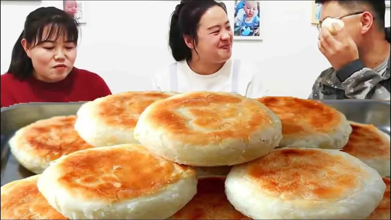 亮亮想吃糖心酥油饼，丹丹3元钱做了十几个，各个金黄酥酥脆脆【胖手手丹丹】