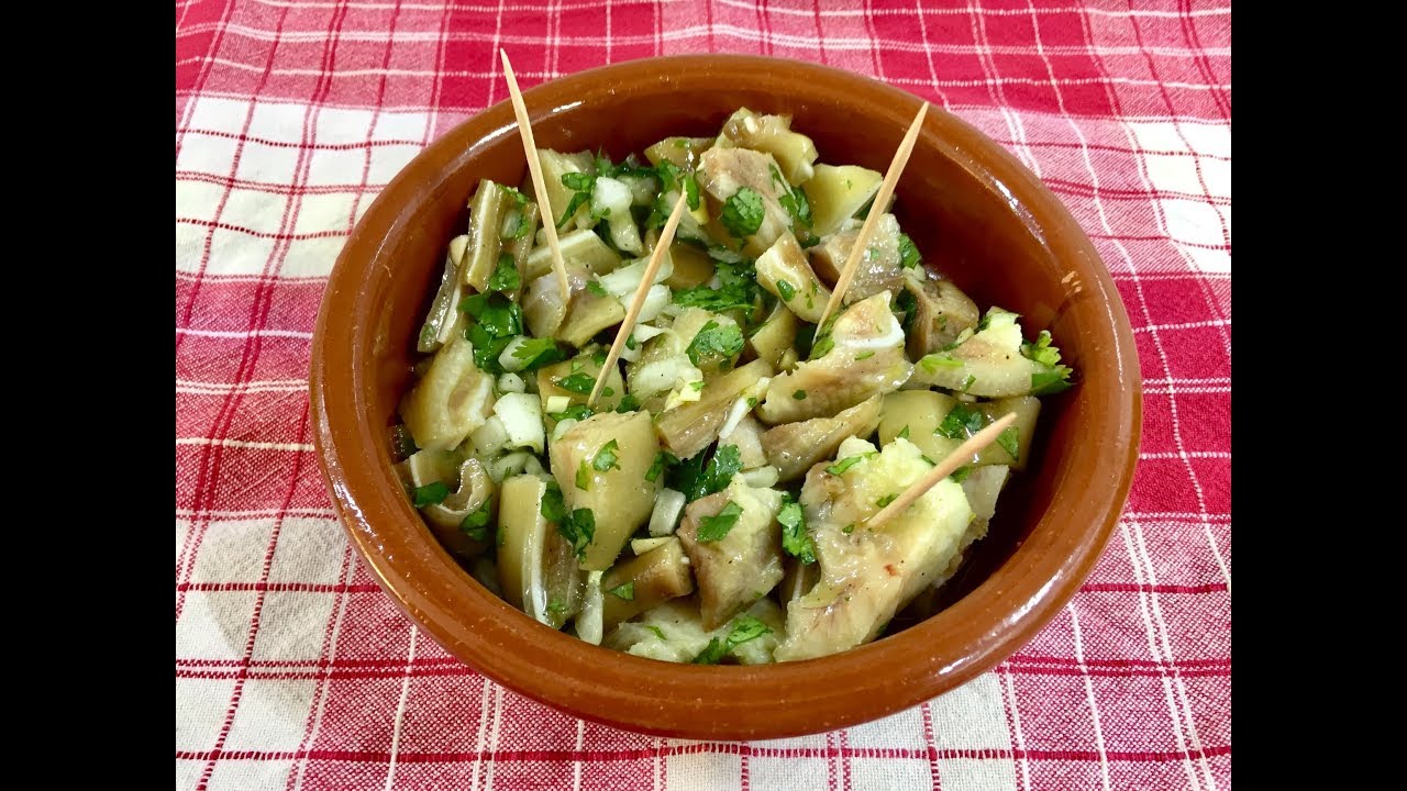 Salada de Orelha de Porco - Portuguese Pic Ear Salad