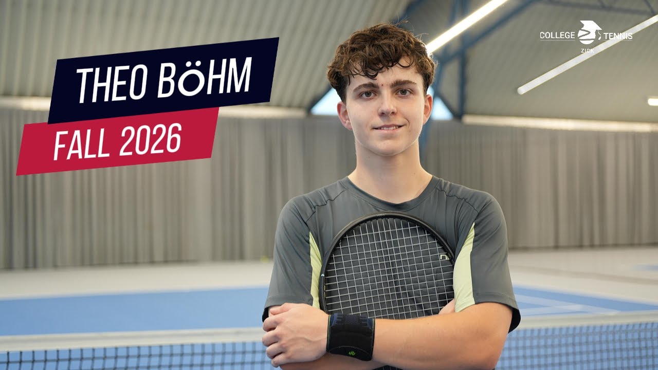 Theo Böhm (Fall 2026) | Wins vs. UTR 9–10.8 | est. UTR 9.5–10 | College Recruiting Video