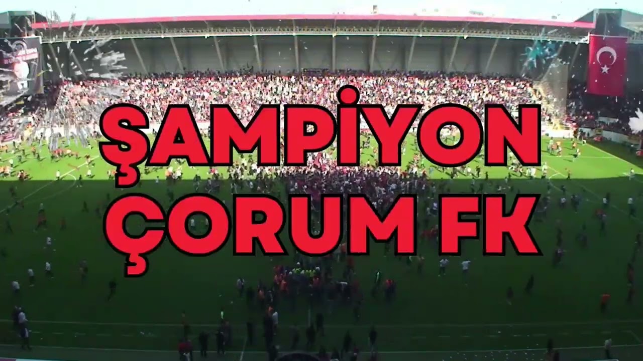 ŞAMPİYON ÇORUM FK! İŞTE O ANLAR...