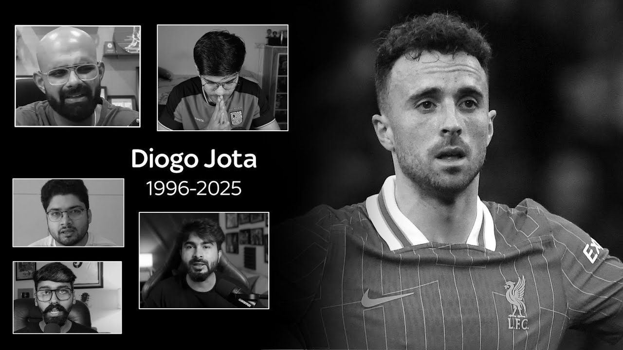 Indian Football Streamers Reaction on diogo jota Death! Sad Day